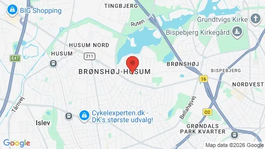 Huse til leje i Brønshøj - Foto fra Google Street View