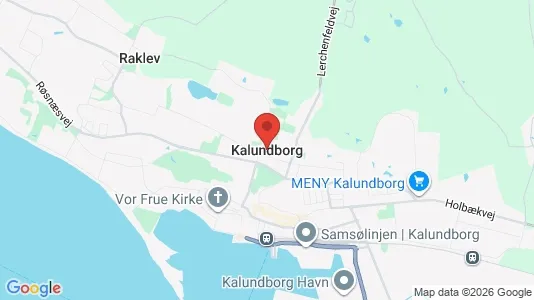 Huse til leje i Kalundborg - kort over placeringen