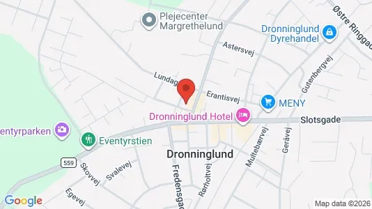 Lejligheder til leje i Dronninglund - Foto fra Google Street View