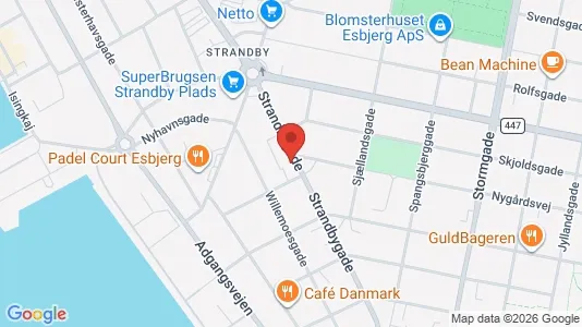 Lejligheder til leje i Esbjerg Centrum - Foto fra Google Street View
