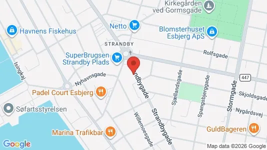 Lejligheder til leje i Esbjerg Centrum - Foto fra Google Street View
