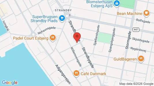 Lejligheder til leje i Esbjerg Centrum - Foto fra Google Street View