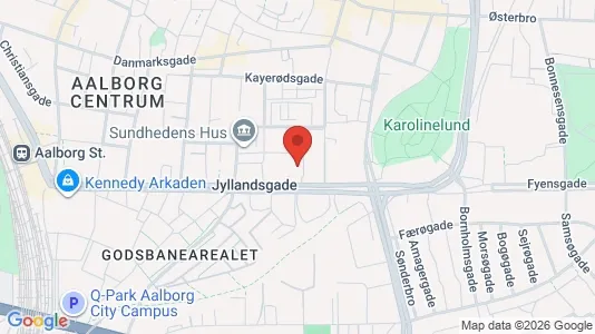 Lejligheder til leje i Aalborg Centrum - Foto fra Google Street View