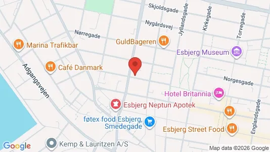 Lejligheder til leje i Esbjerg Centrum - Foto fra Google Street View