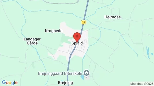 Huse til leje i Spjald - Foto fra Google Street View