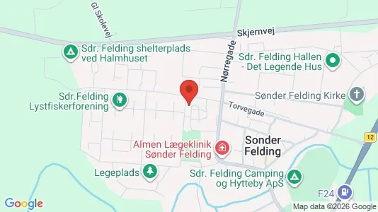 Lejligheder til leje i Sønder Felding - Foto fra Google Street View