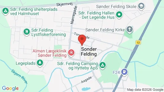 Lejligheder til leje i Sønder Felding - Foto fra Google Street View