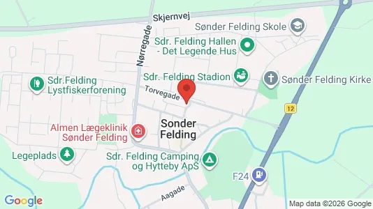Lejligheder til leje i Sønder Felding - Foto fra Google Street View
