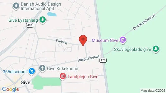 Lejligheder til leje i Give - Foto fra Google Street View
