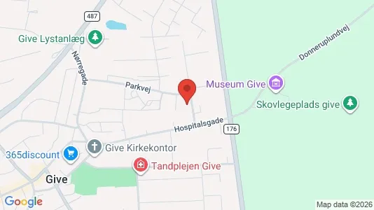 Lejligheder til leje i Give - Foto fra Google Street View