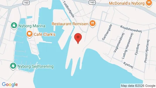 Lejligheder til leje i Nyborg - Foto fra Google Street View