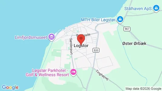 Huse til leje i Løgstør - Foto fra Google Street View