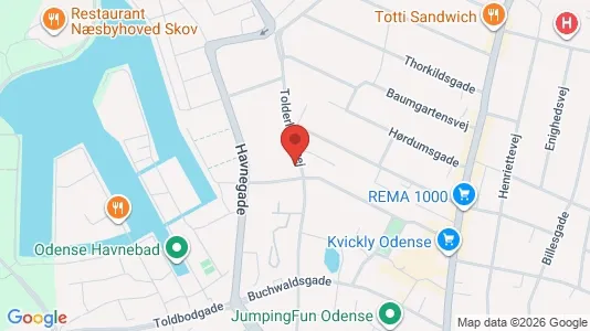 Lejligheder til leje i Odense C - Foto fra Google Street View
