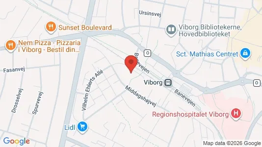 Værelser til leje i Viborg - Foto fra Google Street View