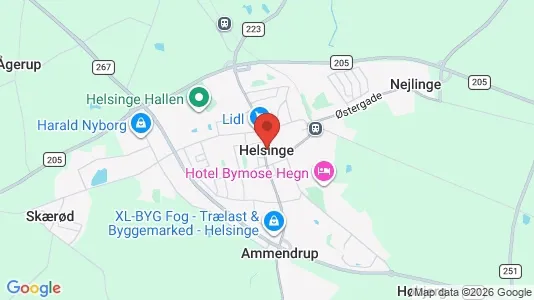 Huse til leje i Helsinge - Foto fra Google Street View