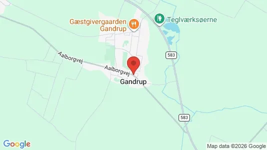 Lejligheder til leje i Gandrup - Foto fra Google Street View