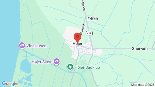 Lejligheder til leje i Højer - Foto fra Google Street View