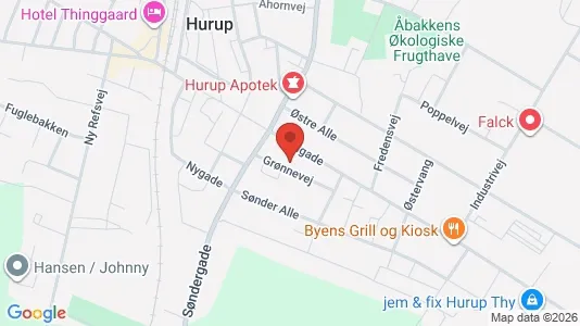 Lejligheder til leje i Hurup Thy - Foto fra Google Street View