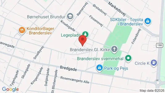 Lejligheder til leje i Brønderslev - Foto fra Google Street View