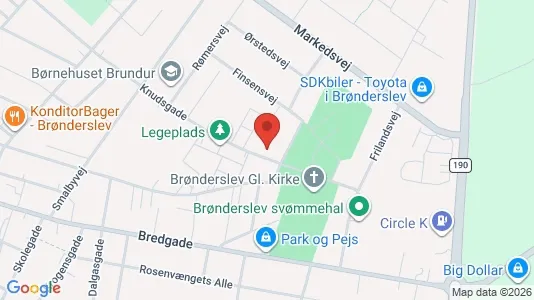 Lejligheder til leje i Brønderslev - Foto fra Google Street View