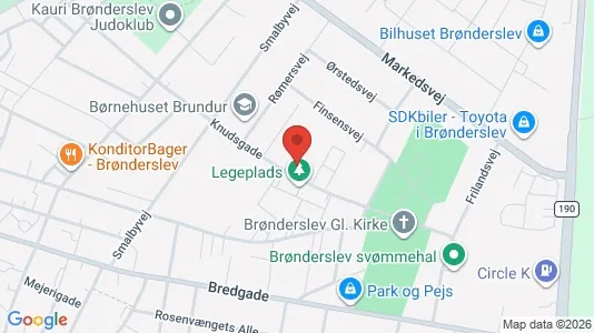 Lejligheder til leje i Brønderslev - Foto fra Google Street View