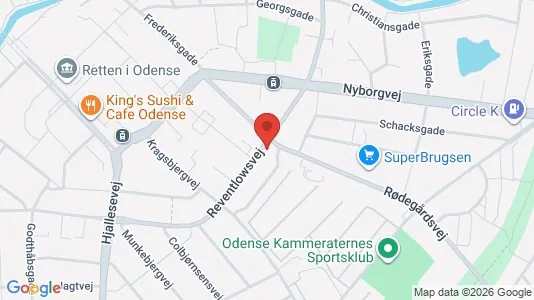 Lejligheder til leje i Odense C - Foto fra Google Street View