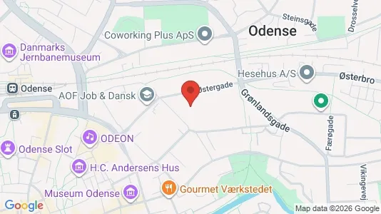 Lejligheder til leje i Odense C - Foto fra Google Street View