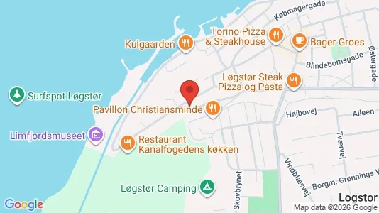Lejligheder til leje i Løgstør - kort over placeringen