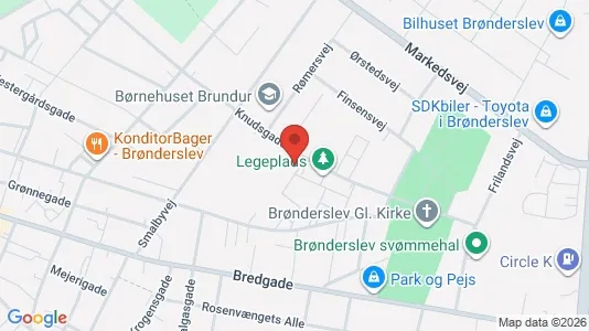 Lejligheder til leje i Brønderslev - Foto fra Google Street View