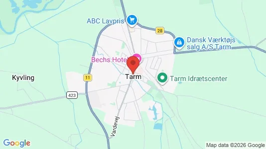Lejligheder til leje i Tarm - Foto fra Google Street View