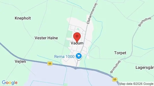 Lejligheder til leje i Vadum - Foto fra Google Street View