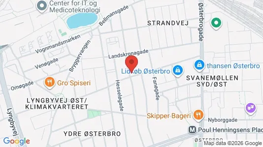 Lejligheder til leje i Østerbro - Foto fra Google Street View