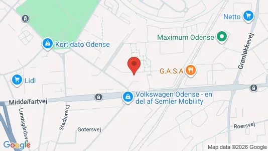 Lejligheder til leje i Odense V - Foto fra Google Street View