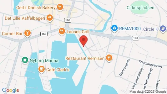 Lejligheder til leje i Nyborg - Foto fra Google Street View