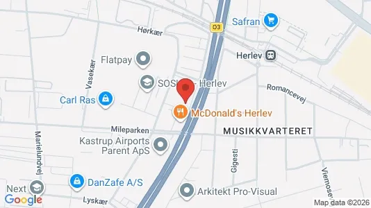 Lejligheder til leje i Herlev - Foto fra Google Street View