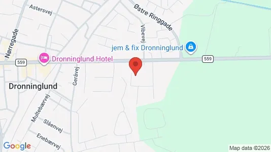 Lejligheder til leje i Dronninglund - Foto fra Google Street View