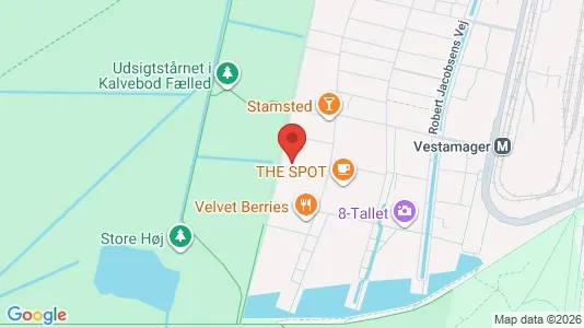 Lejligheder til leje i København S - kort over placeringen