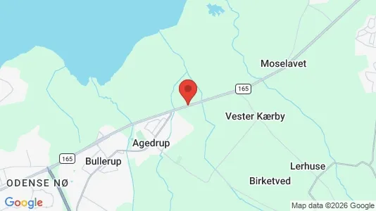 Huse til leje i Agedrup - kort over placeringen