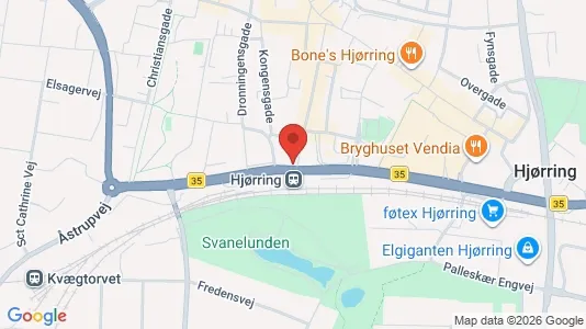 Lejligheder til leje i Hjørring - Foto fra Google Street View