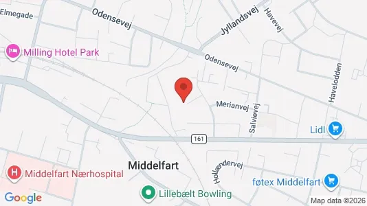 Lejligheder til leje i Middelfart - Foto fra Google Street View