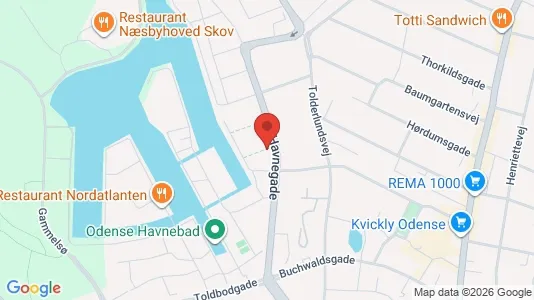 Lejligheder til leje i Odense C - Foto fra Google Street View